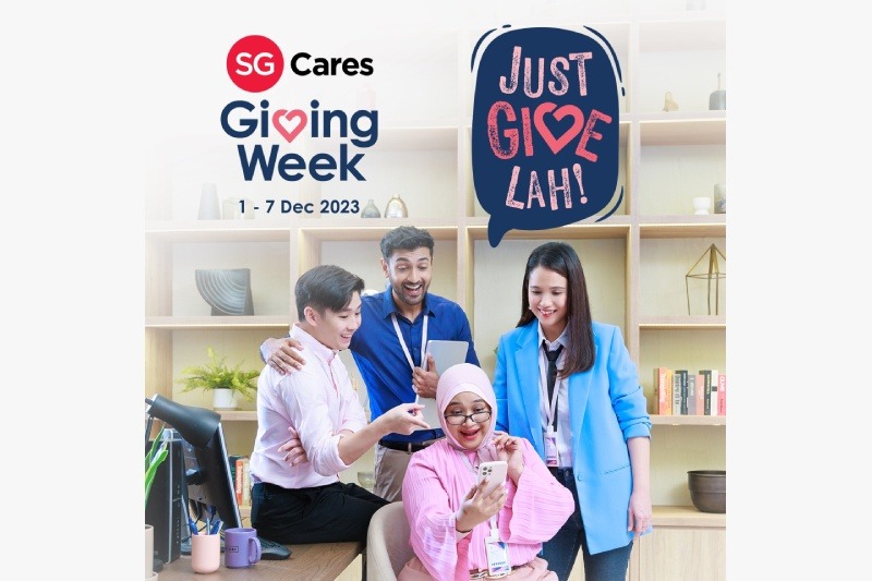 A poster for the Giving Week event, showcasing the spirit of generosity and community involvement.