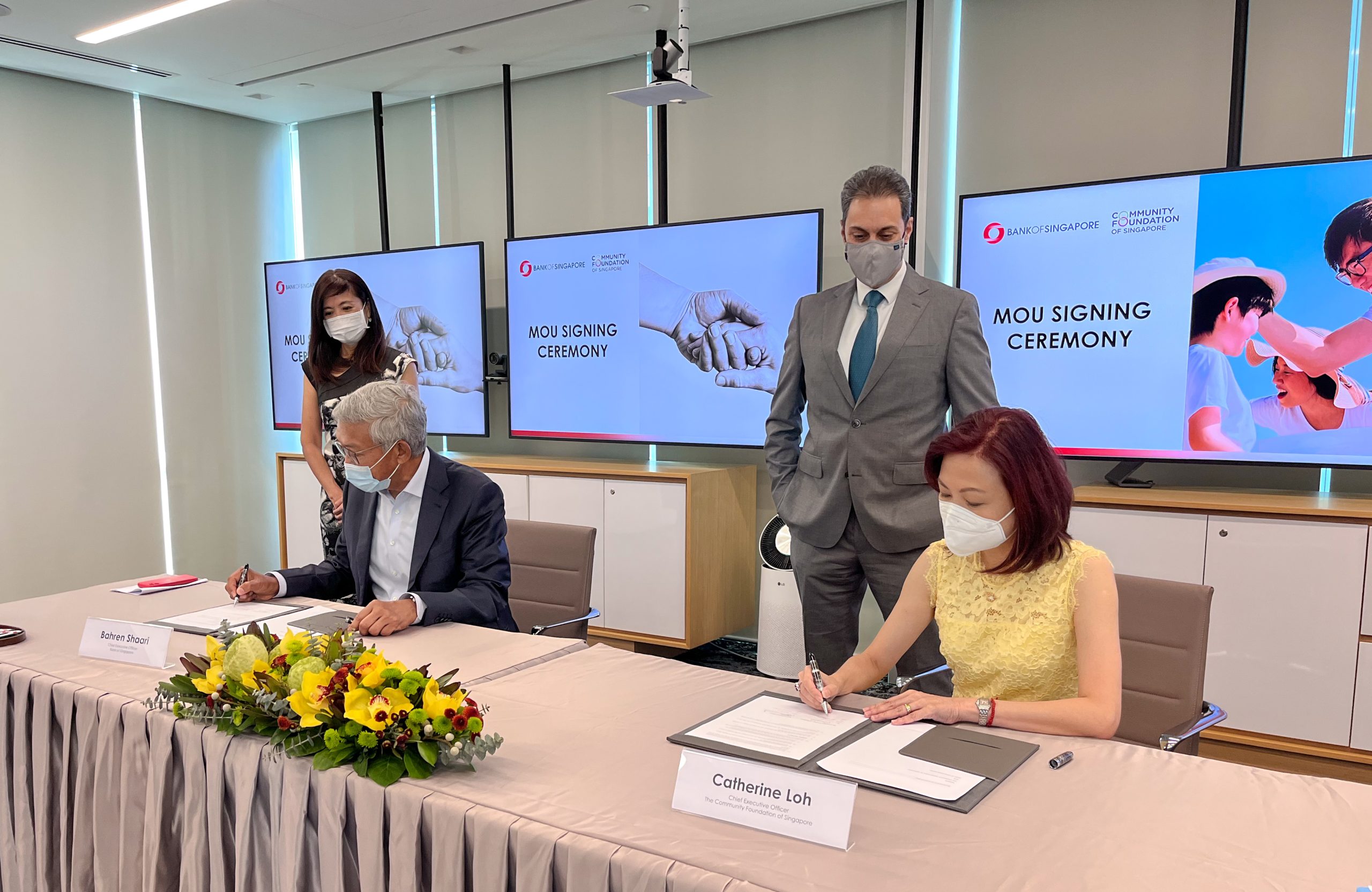 cfs and bank of singapore memorandum signing ceremony
