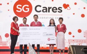 10 charities received donations from Mind the Gap 200 (MtG200) fund at the SG Cares “Celebrating our Culture of Care” closing event at Tampines Hub in August 2019.